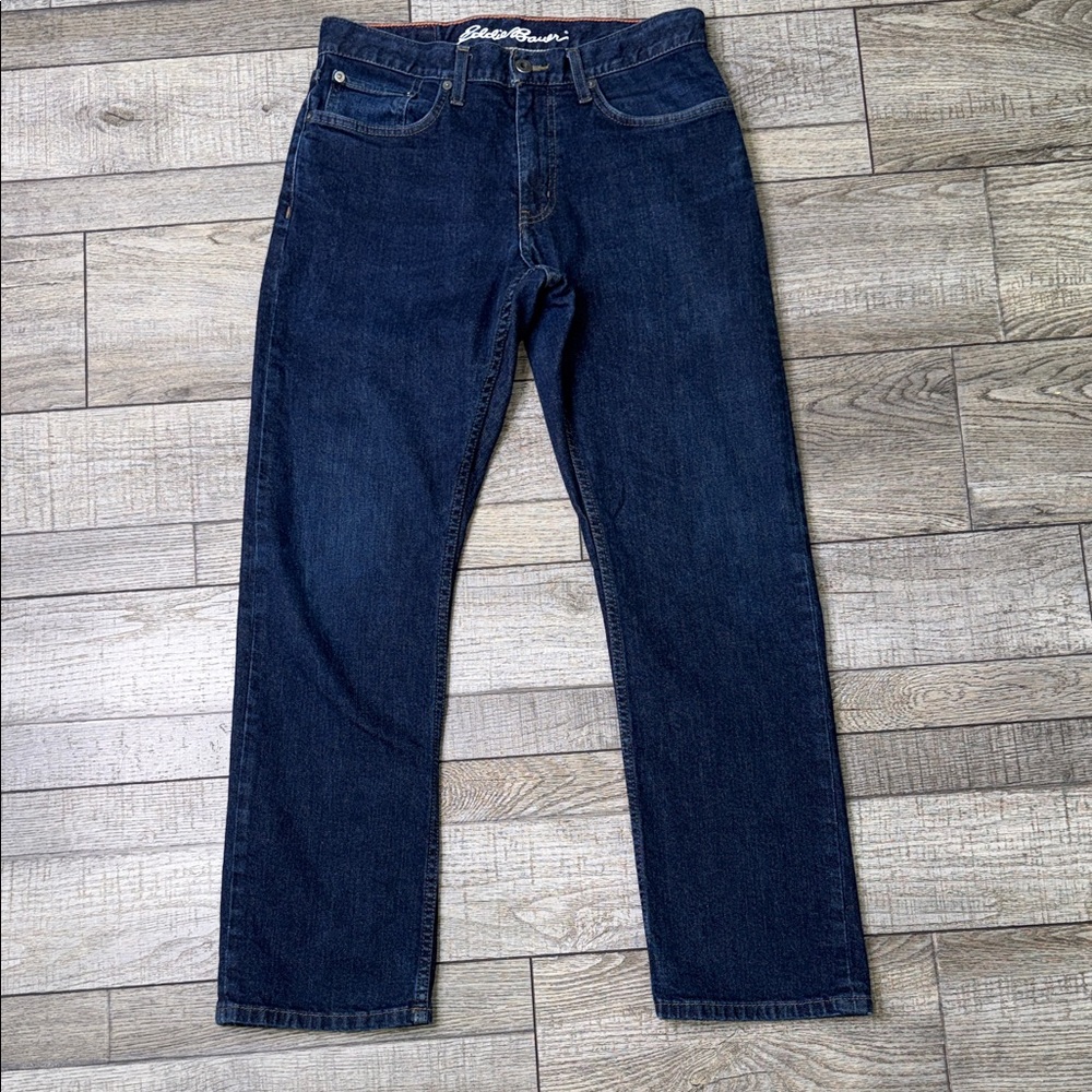 Eddie Bauer Dark Blue Straight Jeans